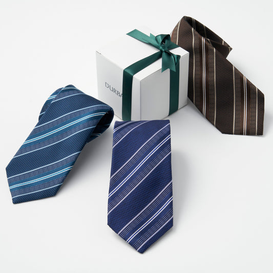 ダーバン ネクタイ ストライプ HACHIOJI ギフトパッケージ