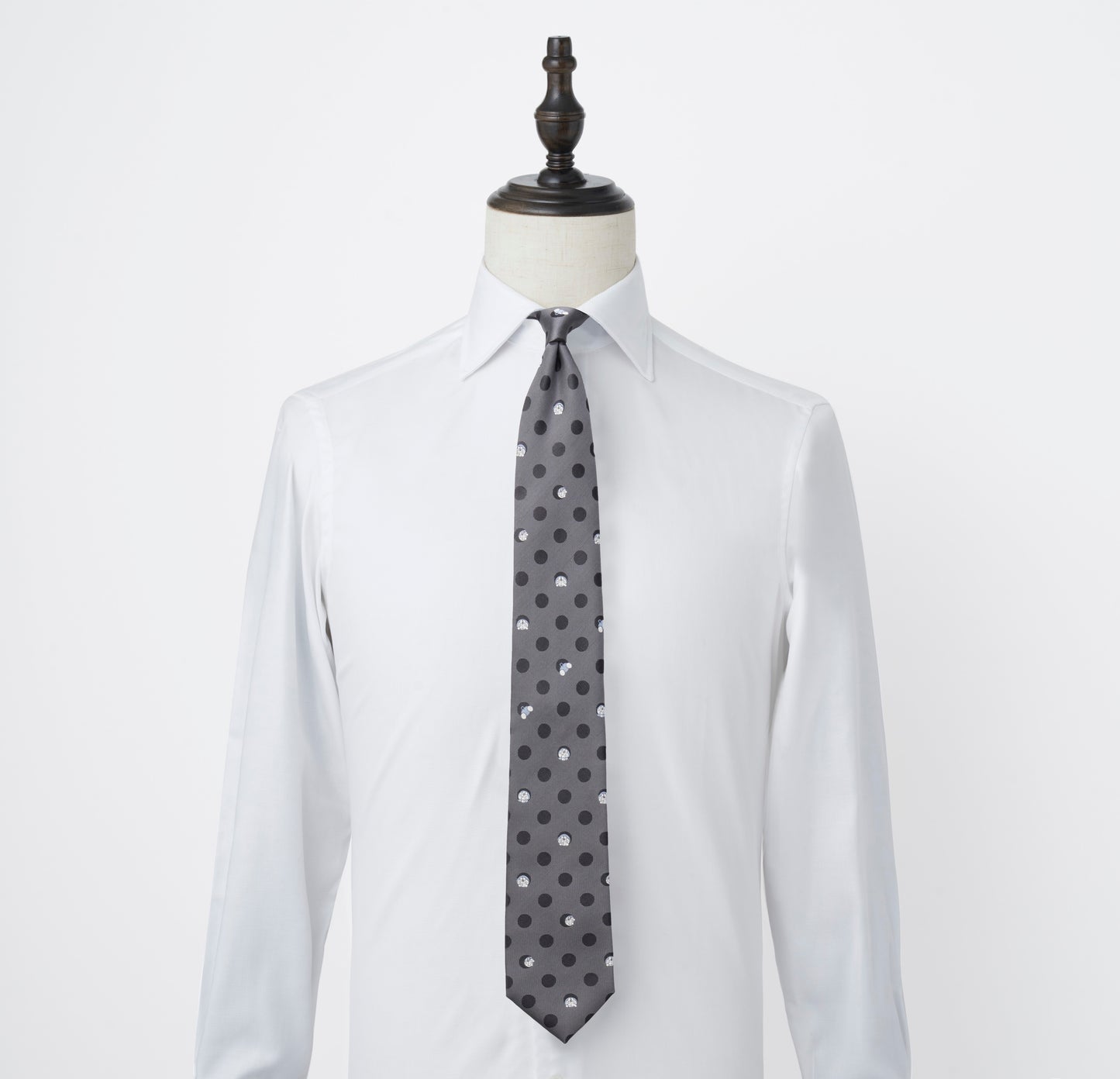 ドラえもんネクタイ かくれんぼ グレー