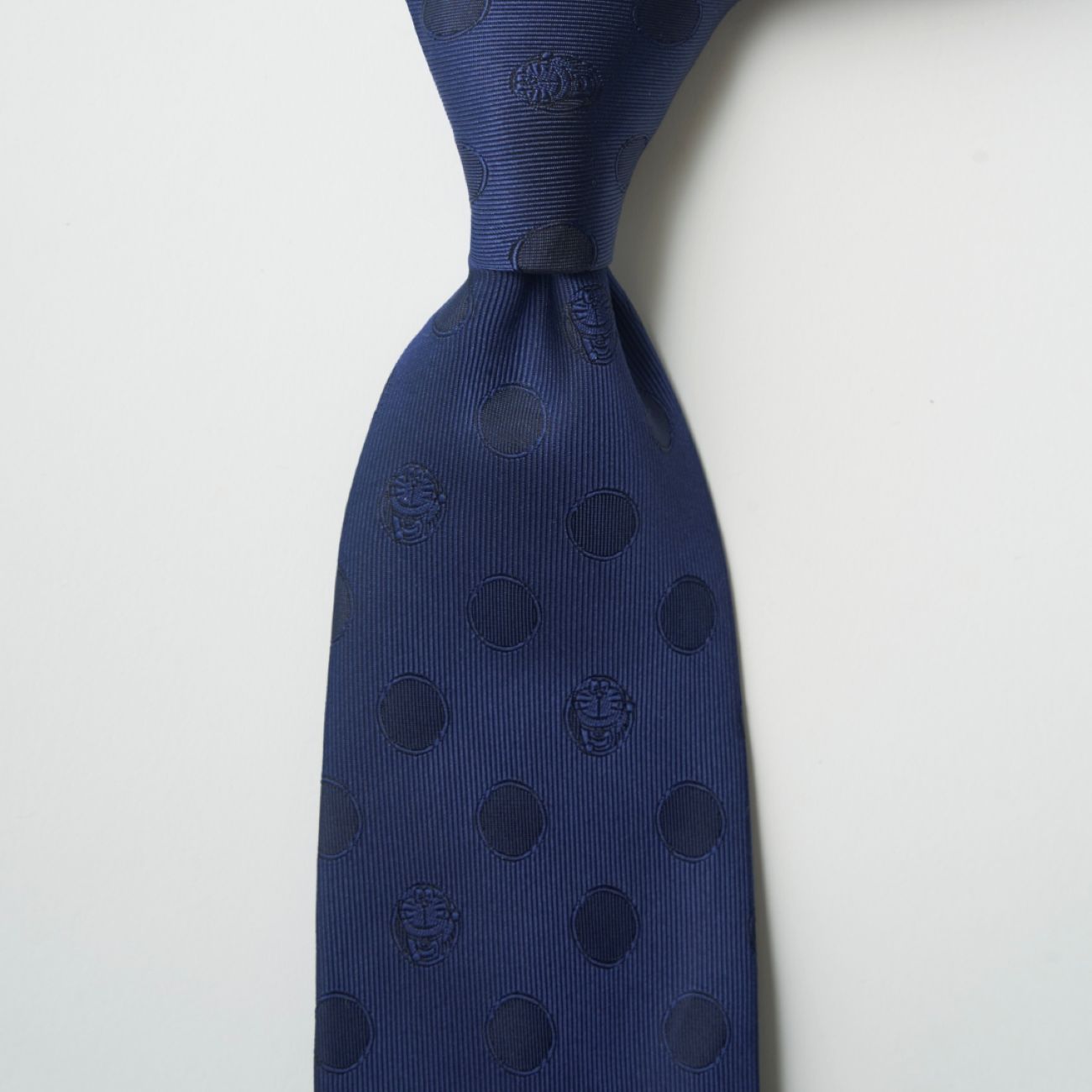 【ネクタイ】ドラえもん|通りぬけフープワンポイント ネイビー
