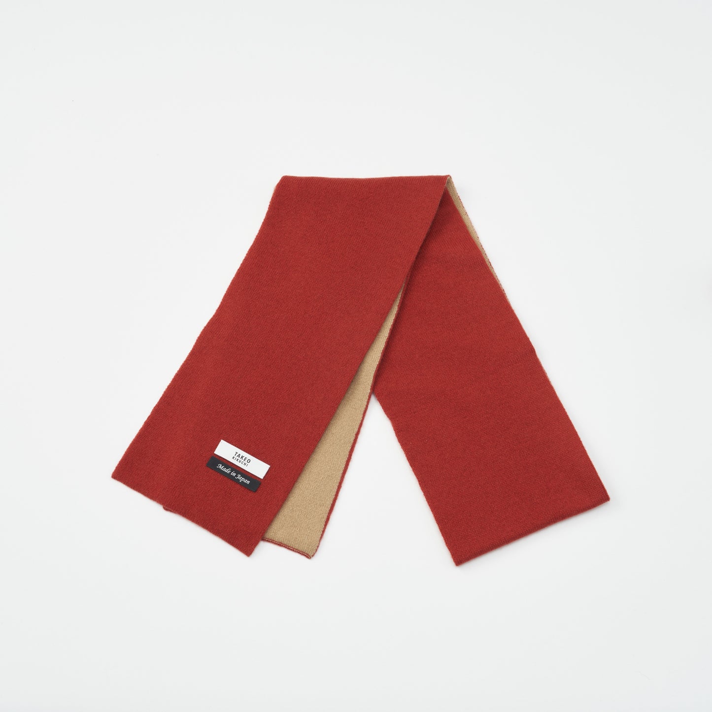 【ミニマフラー】TAKEO KIKUCHI|ウールカシミヤ ジャージーニットソリッド