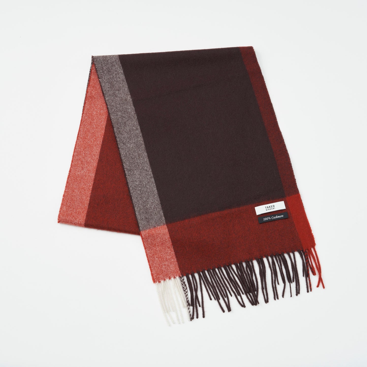 【マフラー】TAKEO KIKUCHI|ウォッシャブルカシミヤ チェック