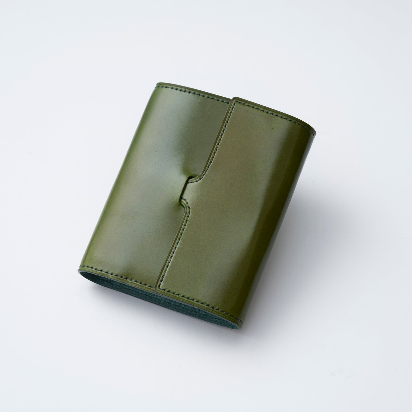 【odoru olive label】コードバン×ALASKA|システム手帳 ミニ5 13mm|KAKUSHI|グリーン