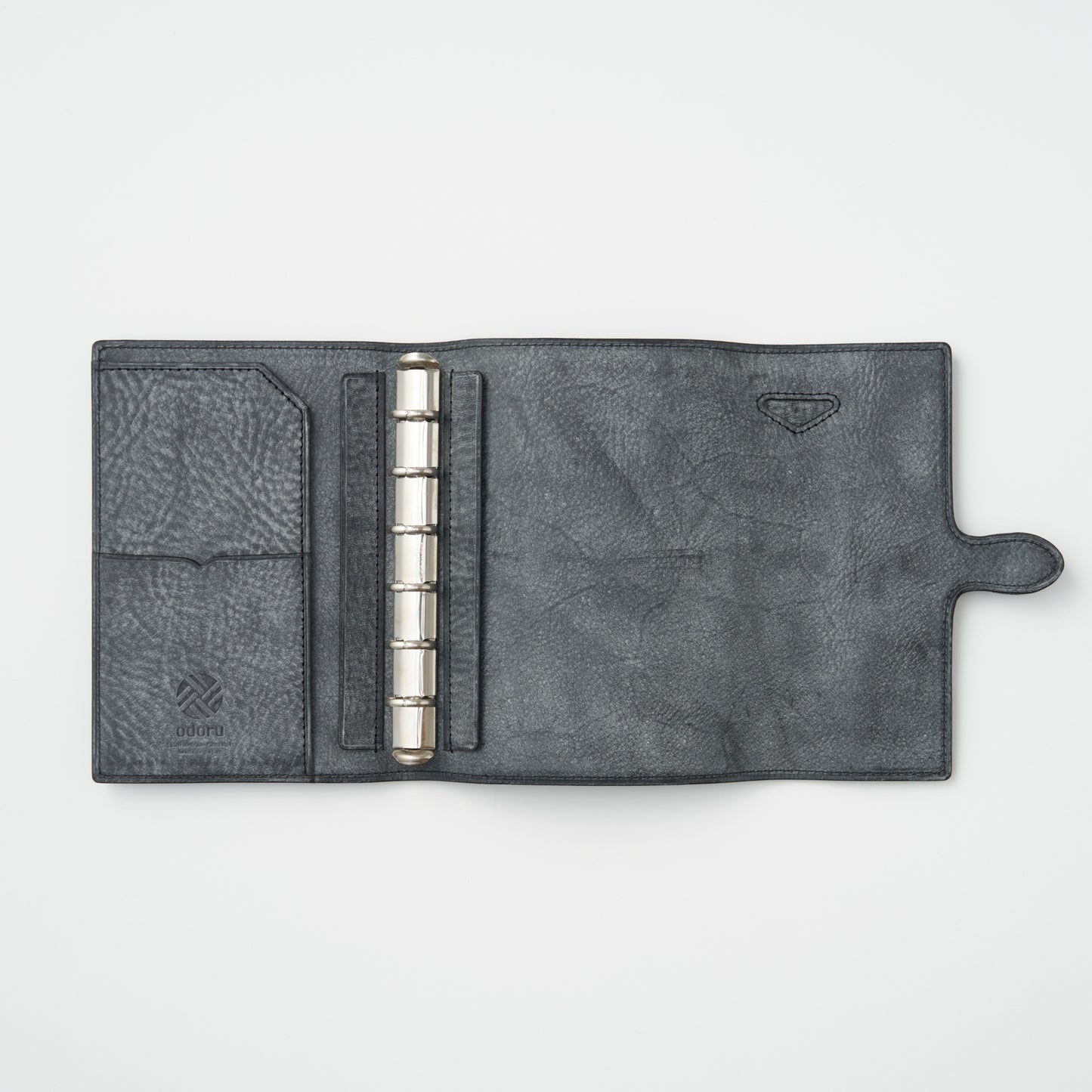 NEW! odoru olive label:コードバン×ALASKA システム手帳 ミニ6 13mm KAKUSHI