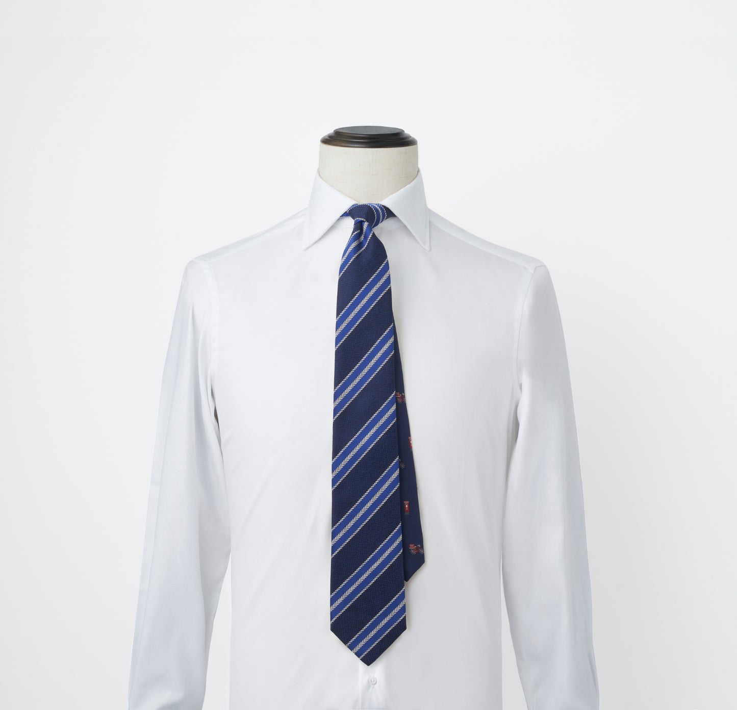 NEW!【ネクタイ】Aquascutum |クレリック ストライプ ロンドンポスト