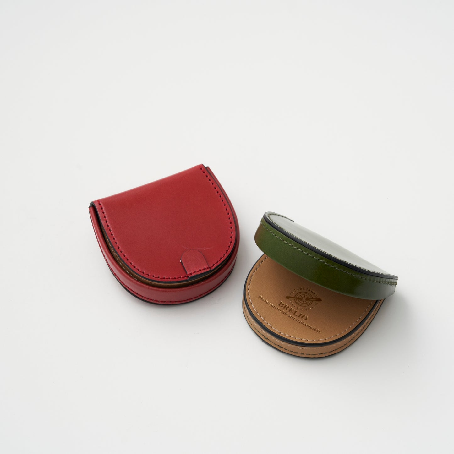 【財布】BRELIO ATLANTIC LABEL|Horseshoe Coin Purse Cordovan