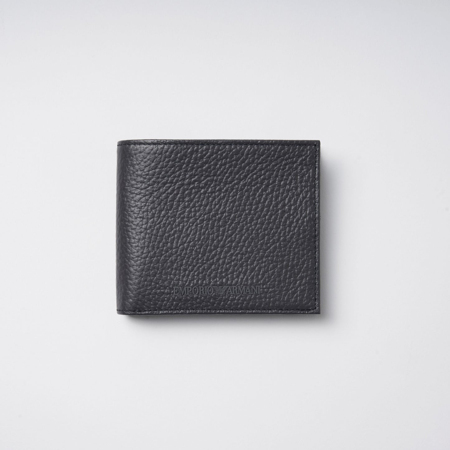 【財布】EMPORIO ARMANI|Folded Wallet with Logo Rubber