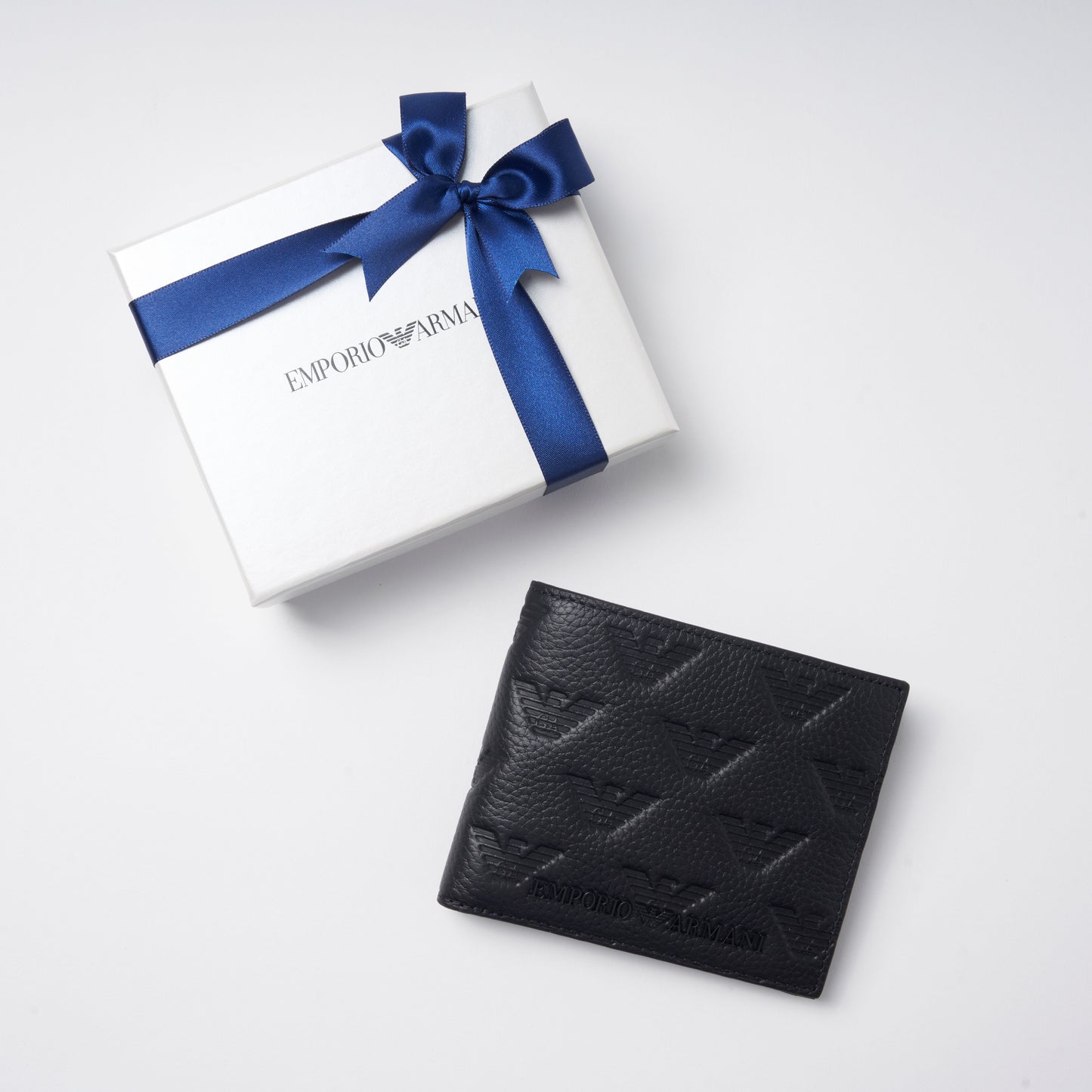 エンポリオアルマーニ 折財布 イーグルスタンプ オリジナルギフトパッケージ