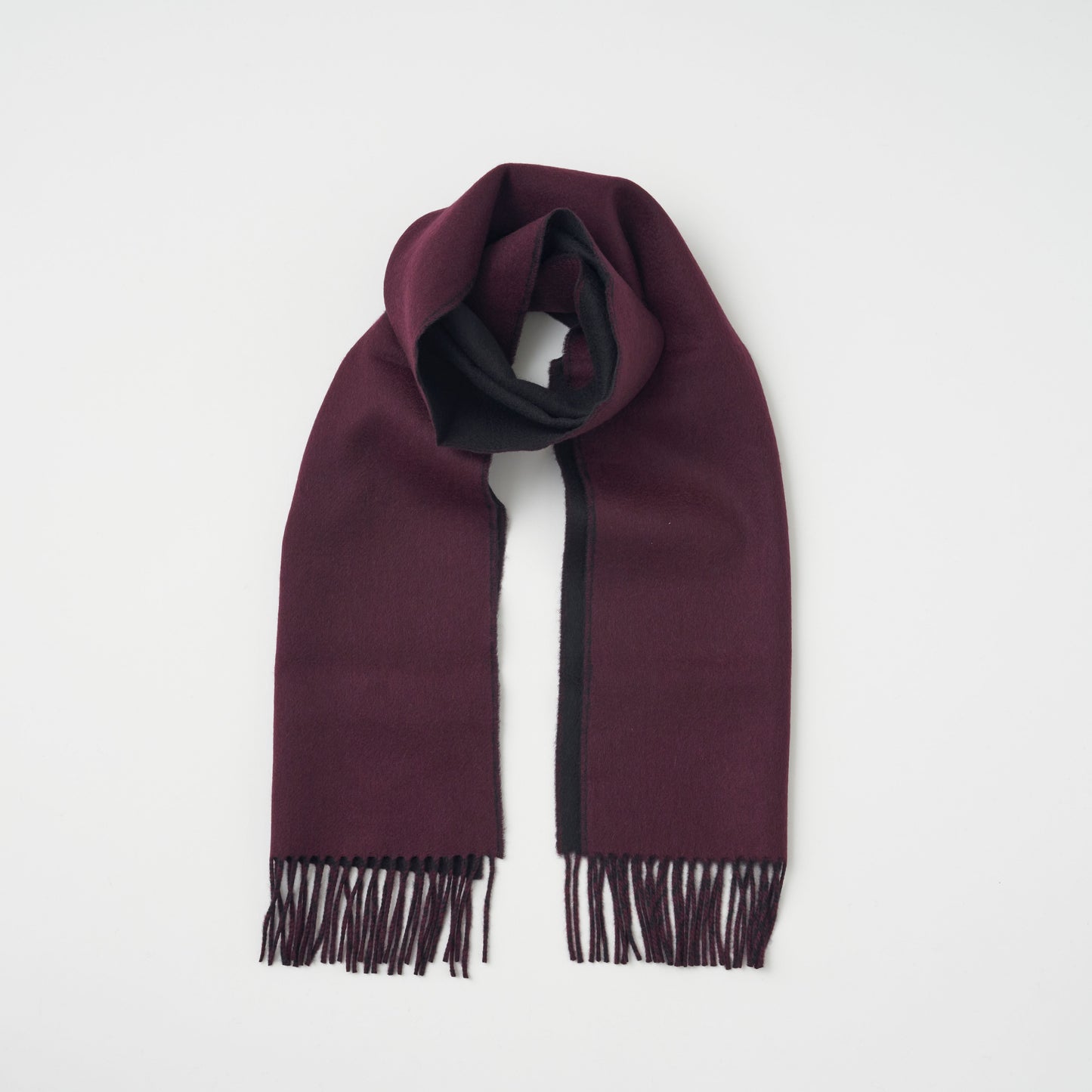 【マフラー】Johnstons of Elgin|Cashmere Solid Reversible Stole