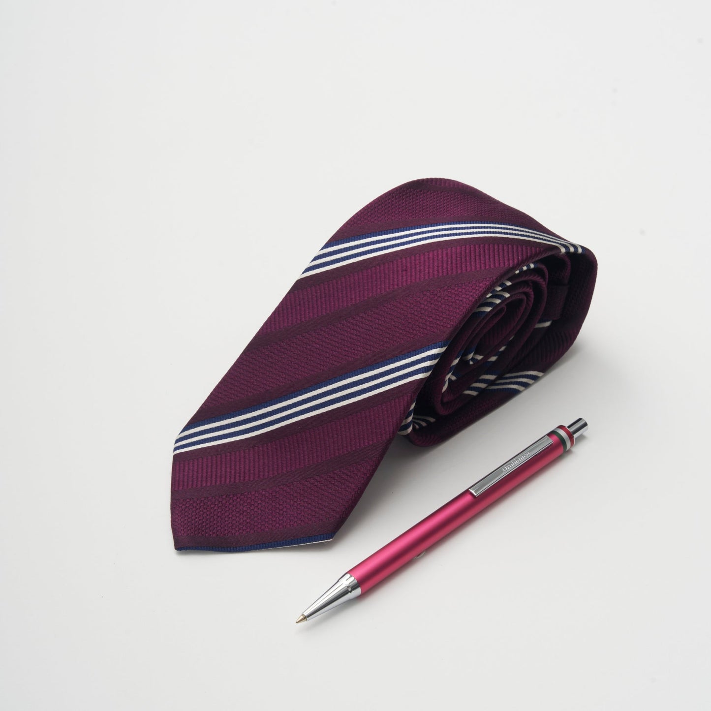 NEW!【ネクタイ】Orobianco|ボールペンセット ストライプ