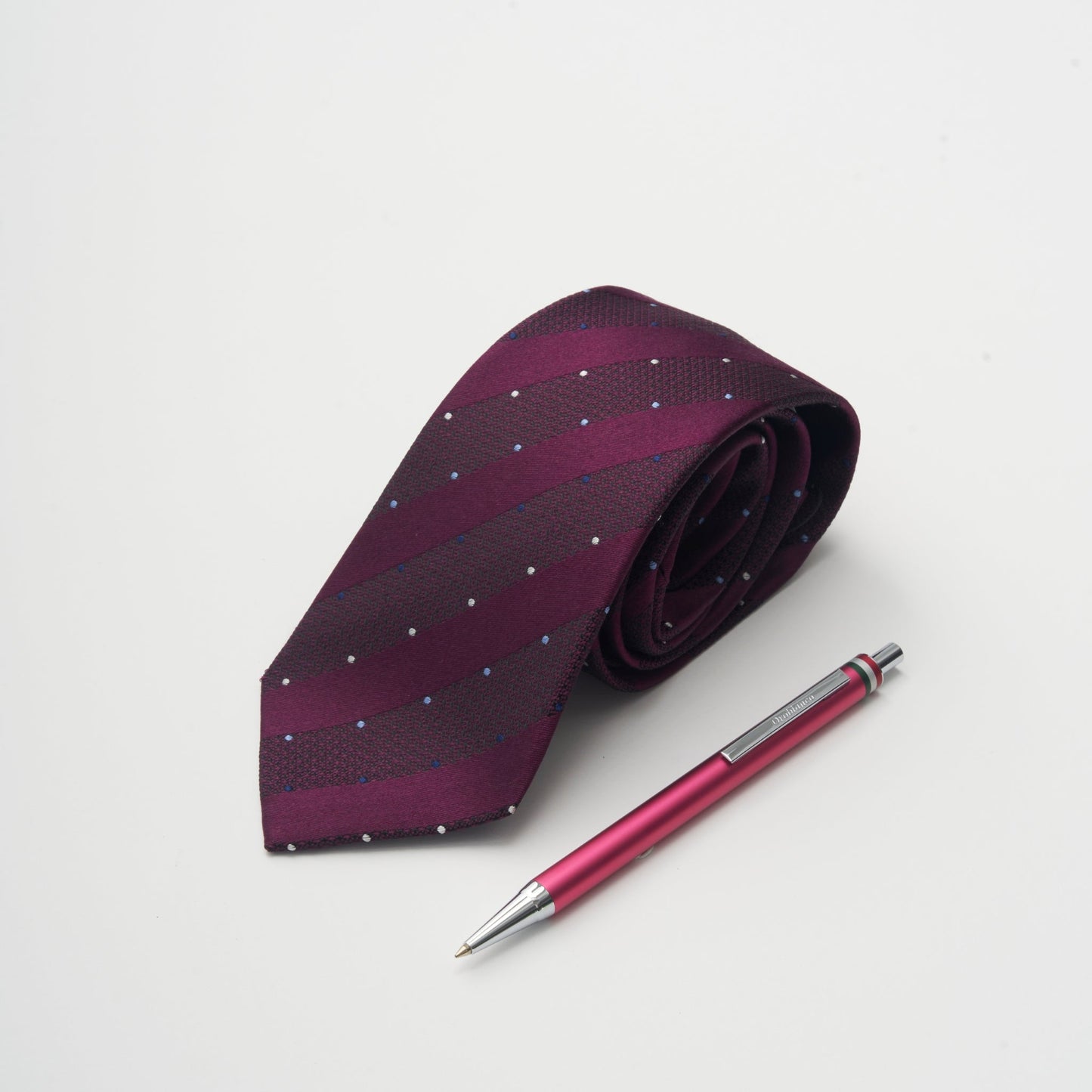 NEW!【ネクタイ】Orobianco|ボールペンセット ドット