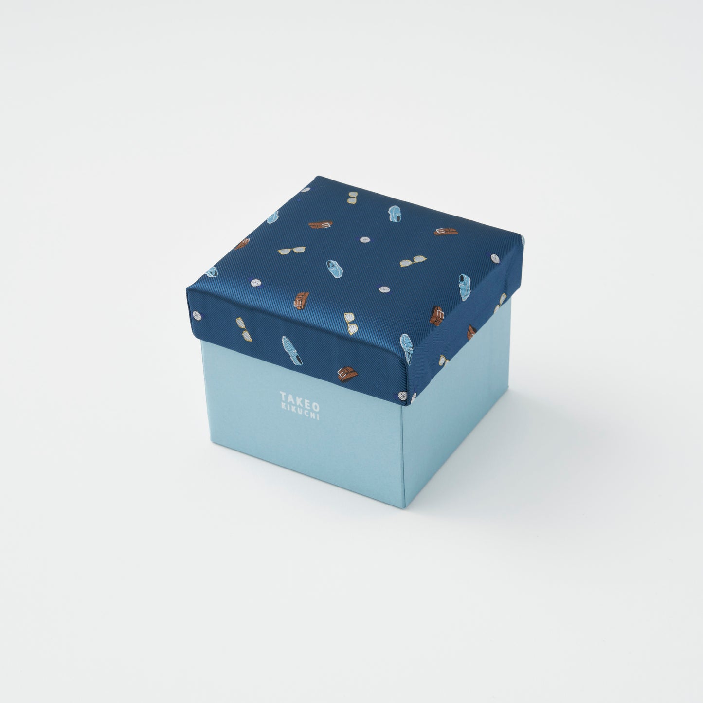 タケオキクチネクタイ タイバーBOXセット ターコイズ