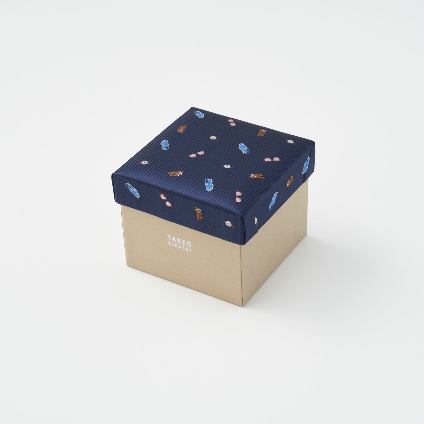 タケオキクチネクタイ タイバーBOXセット ネイビー