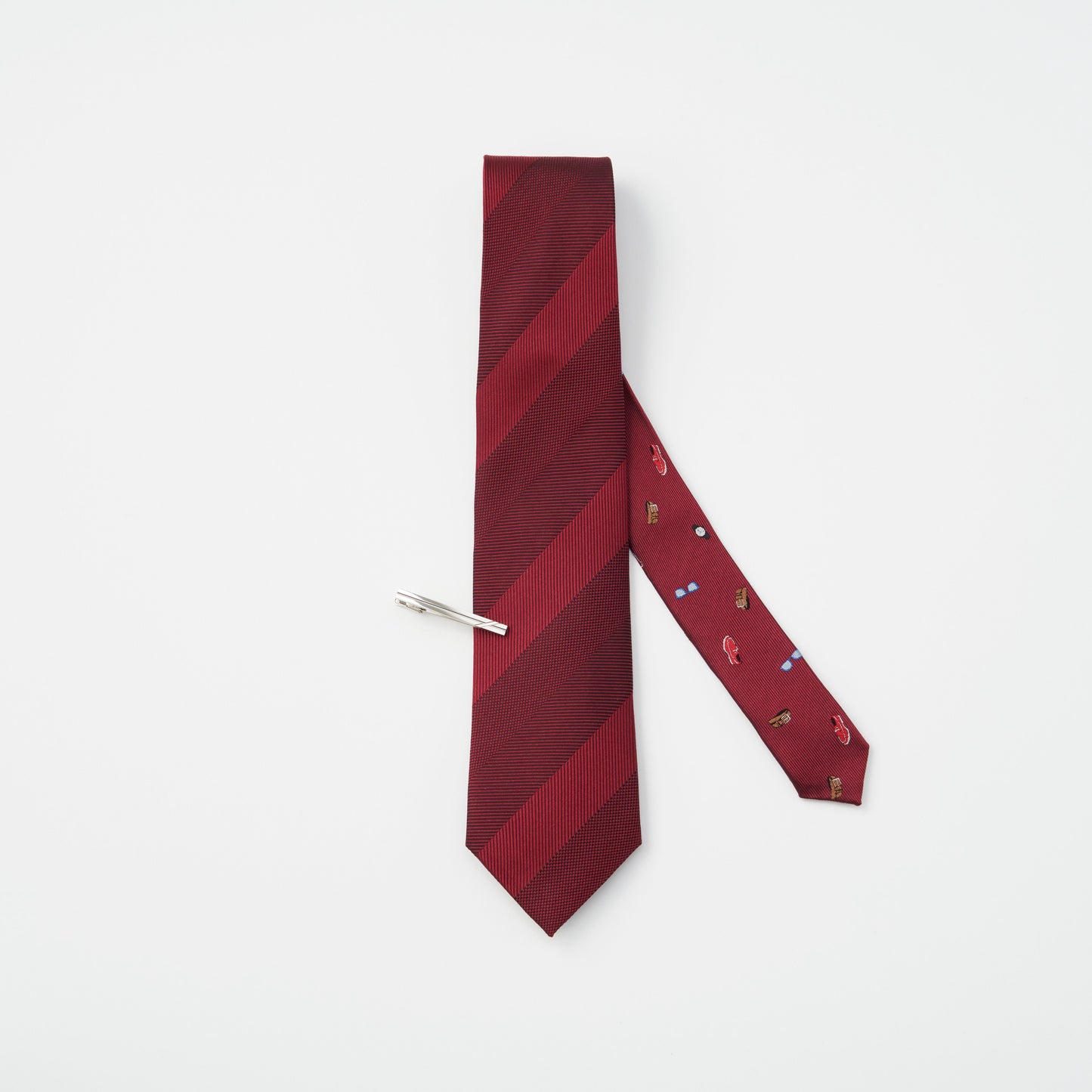 【ネクタイ】TAKEO KIKUCHI ネクタイ タイバーBOXセット②