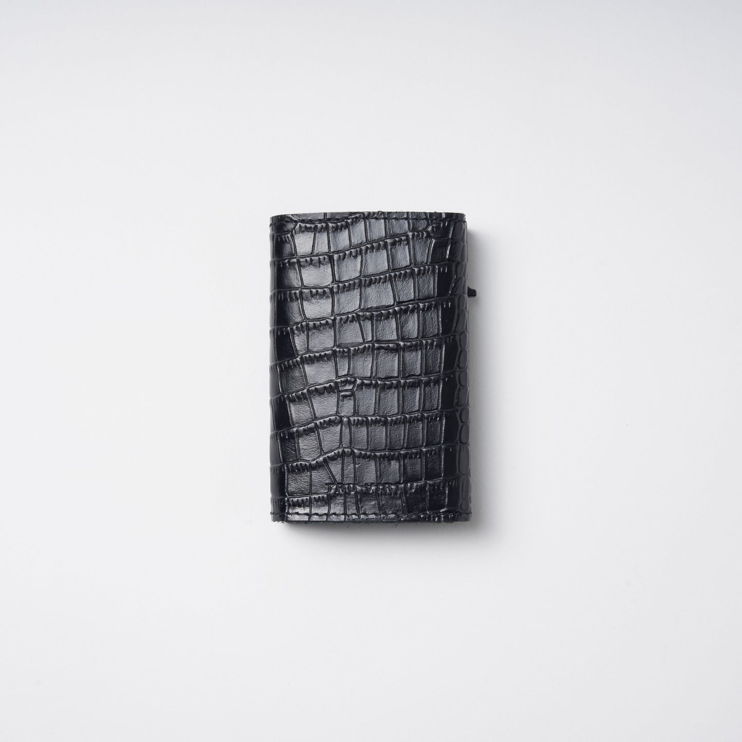 【財布】TRU VIRTU Sleek Croco Black