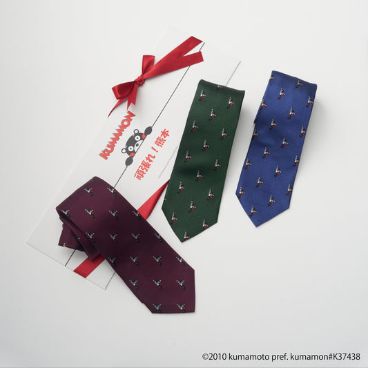くまモンネクタイ チェック ギフトパッケージ