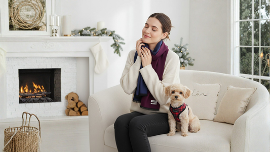 【マフラー】クリスマスメンズギフト｜ダーバン シルク起毛マフラー