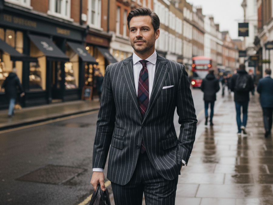 【ワインカラータイ】グレースーツとの親和性｜ドレスアップアイテム特集