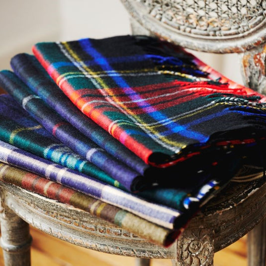 ジョンストンズカシミヤマフラー