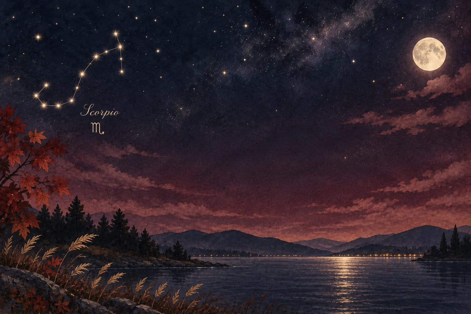 10月限定メッセージカード さそり座