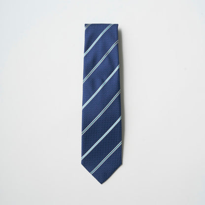 【ネクタイ】Aquascutum｜ストライプ 青