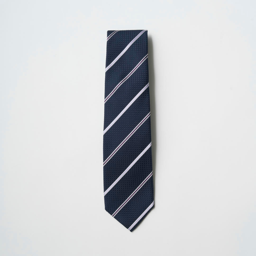 【ネクタイ】Aquascutum｜ストライプ インク