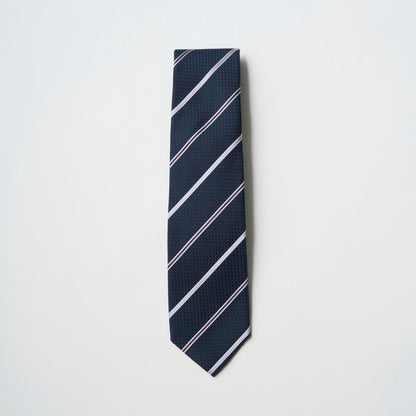 【ネクタイ】Aquascutum｜ストライプ インク