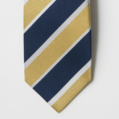 【ネクタイ】Aquascutum｜メランジストライプ クリーム 剣先アップ