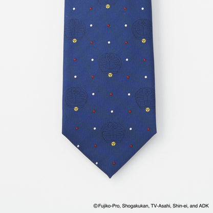 【ネクタイ】ドラえもん  地紋ドット