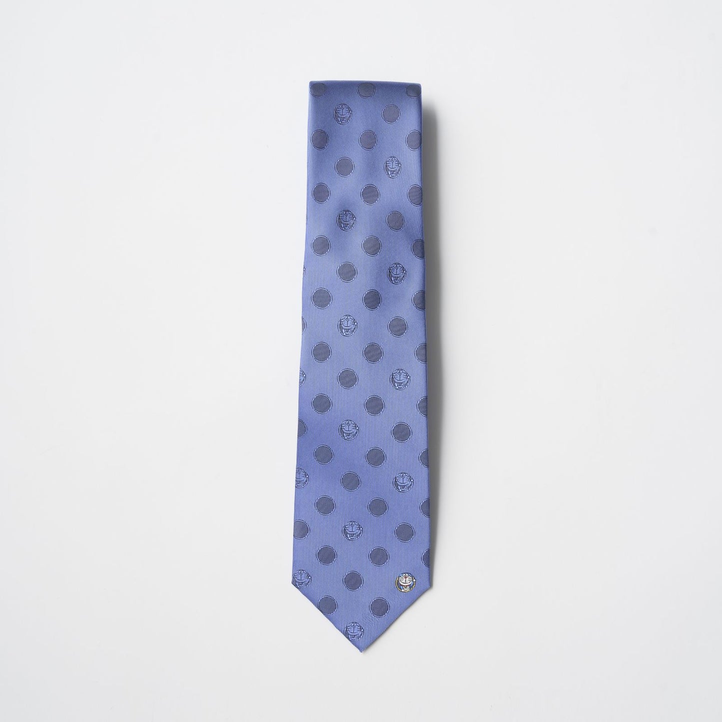 【ネクタイ】ドラえもん｜通りぬけフープワンポイント 青