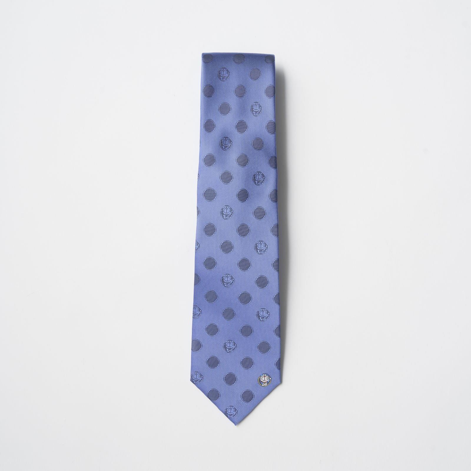 【ネクタイ】ドラえもん｜通りぬけフープワンポイント 青