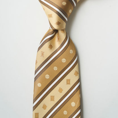 【ネクタイ】ドラえもん｜アイコンストライプ 2026 黄