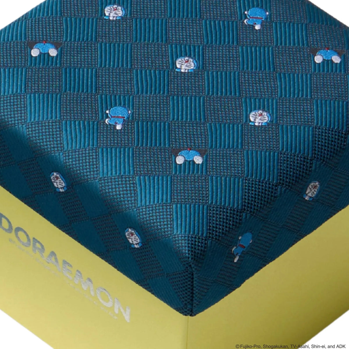 ドラえもん ネクタイBOXセット BG4ターコイズ 小剣と同柄の専用BOX