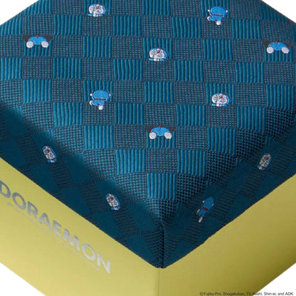 ドラえもん ネクタイBOXセット BG4ターコイズ 小剣と同柄の専用BOX