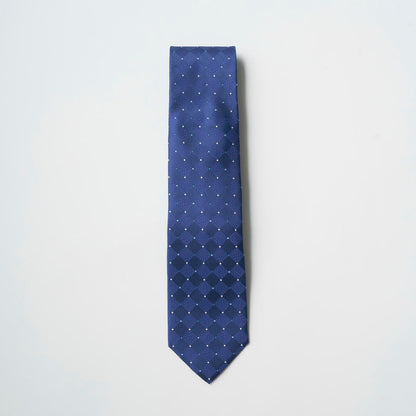 【ネクタイ】TAKEO KIKUCHI｜ドット 青 ブルー