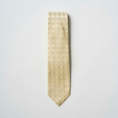 【ネクタイ】TAKEO KIKUCHI｜ドット クリーム 黄色