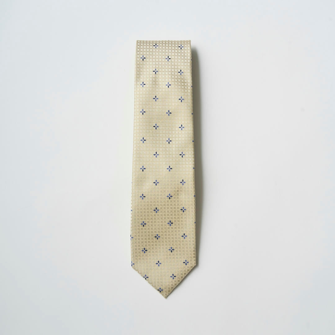 【ネクタイ】TAKEO KIKUCHI｜小紋 クリーム