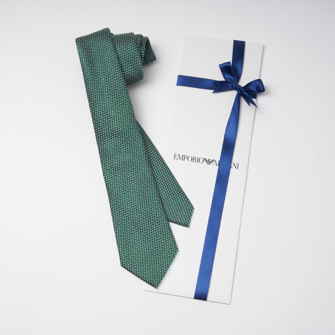 【ネクタイ】EMPORIO ARMANI｜マイクロパターン ギフトパッケージ