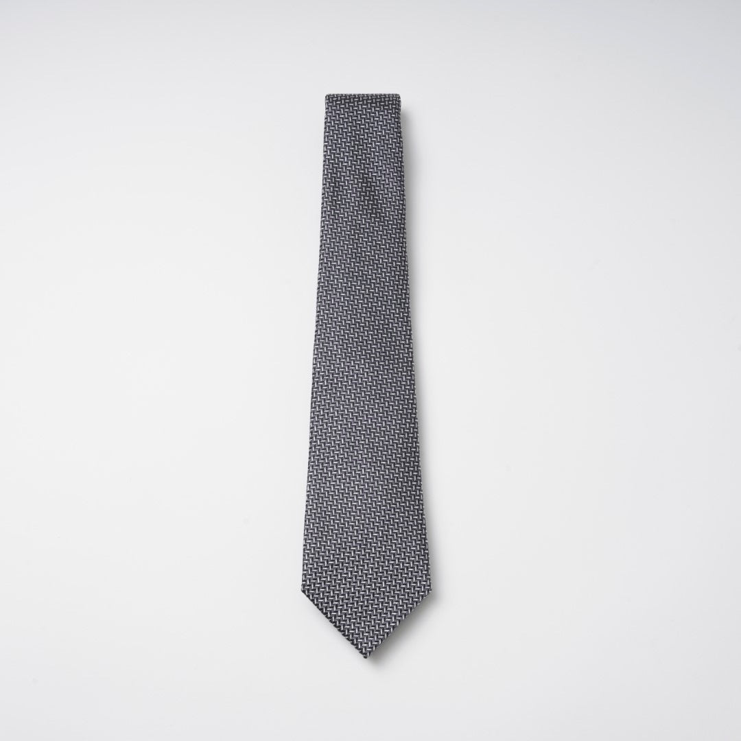 【ネクタイ】EMPORIO ARMANI｜マイクロパターン グレー