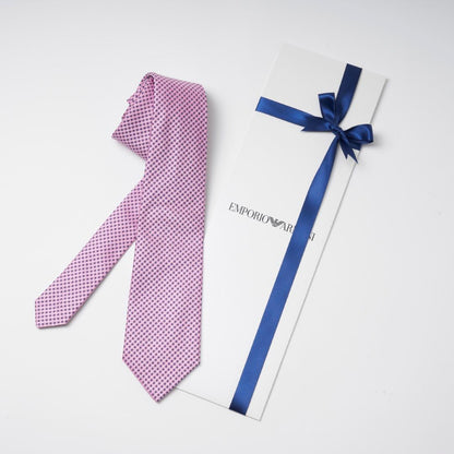 【ネクタイ】EMPORIO ARMANI｜マイクロパターン ギフトパッケージ
