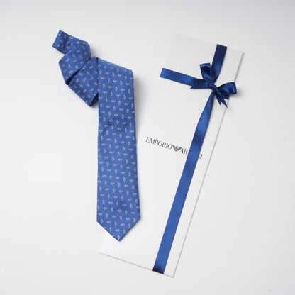 【ネクタイ】EMPORIO ARMANI｜ジオメトリックパターン ギフトパッケージ