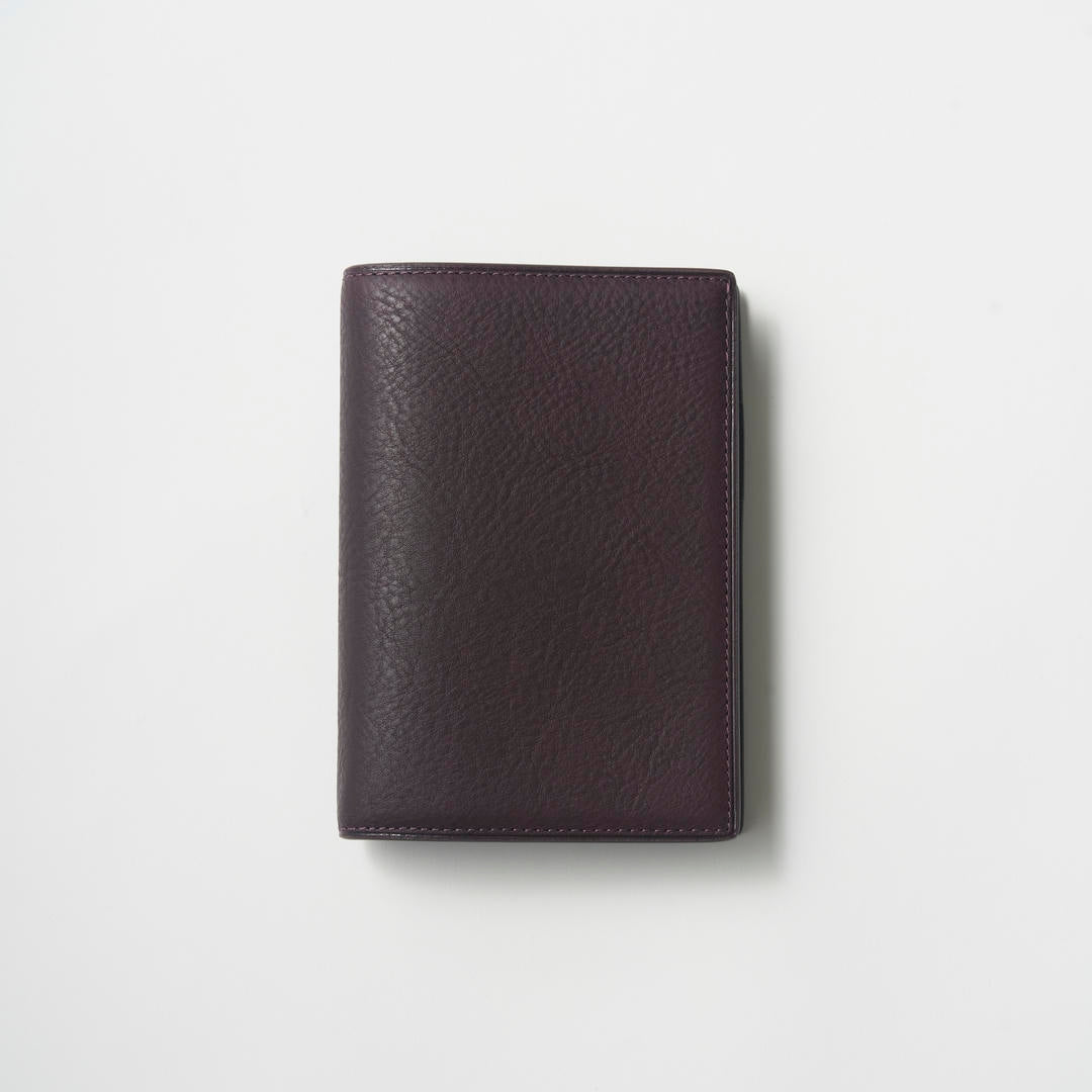 ブレイリオ ミネルバボックス ミニ6サイズ6穴15mmのシステム手帳 ディープパープル
