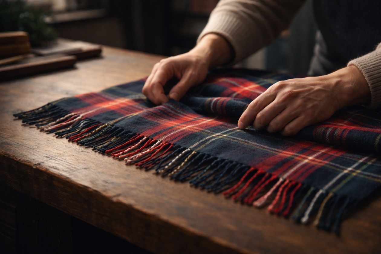 【マフラー】寒さが深まる季節に。毎日の装いと冬のメンズギフトに選ばれる一枚