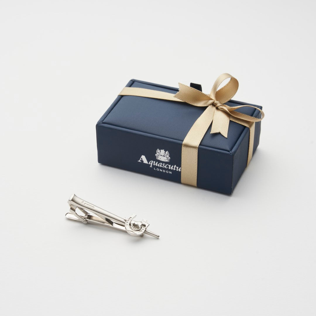 Aquascutum ネクタイピンとカフスセット 干支 馬柄】アクアスキュータム ネクタイ｜メンズギフト・誕生日