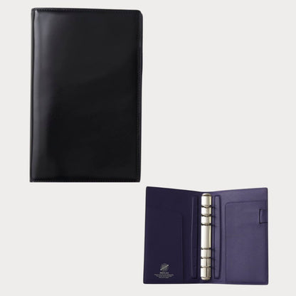 【手帳】BRELIO ATLANTIC LABEL（ブレイリオアトランティックレーベル）｜Personal Organizer 20mm Cordovan ブラック パープル