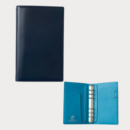 【手帳】BRELIO ATLANTIC LABEL（ブレイリオアトランティックレーベル）｜Personal Organizer 20mm Cordovan ブルー ターコイズ