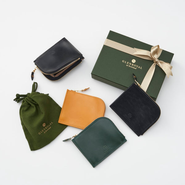 GLENROYAL Zip Mini Purse Bridle Leather