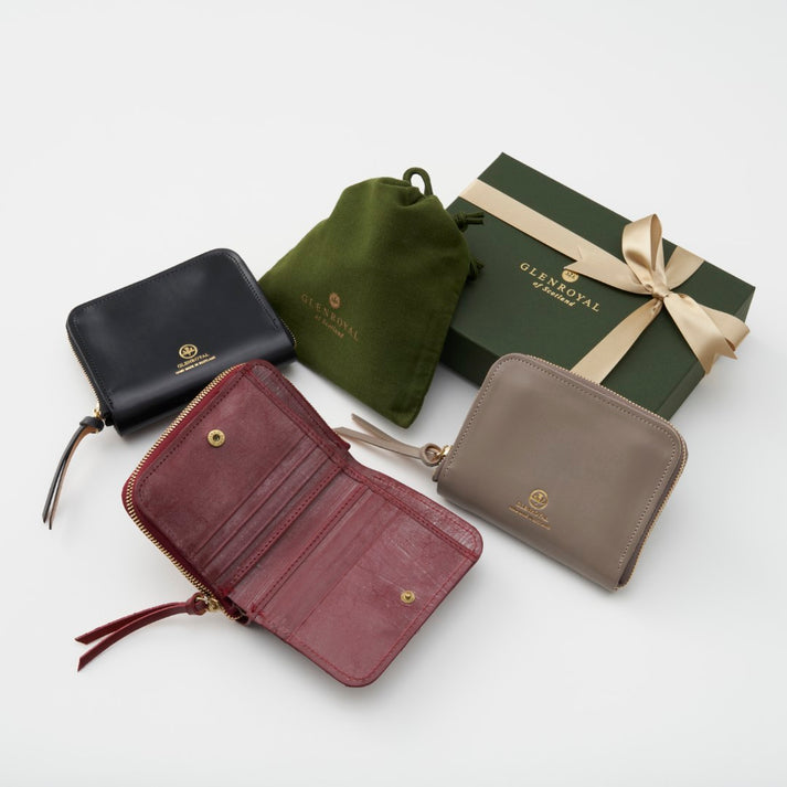 母の日 ギフト レディース 財布 GLENROYAL Grace Collection ジップアラウンドスモールパース