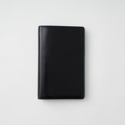 【手帳】BRELIO ATLANTIC LABEL（ブレイリオアトランティックレーベル）｜Personal Organizer 20mm Cordovan 黒ブラック ターコイズ