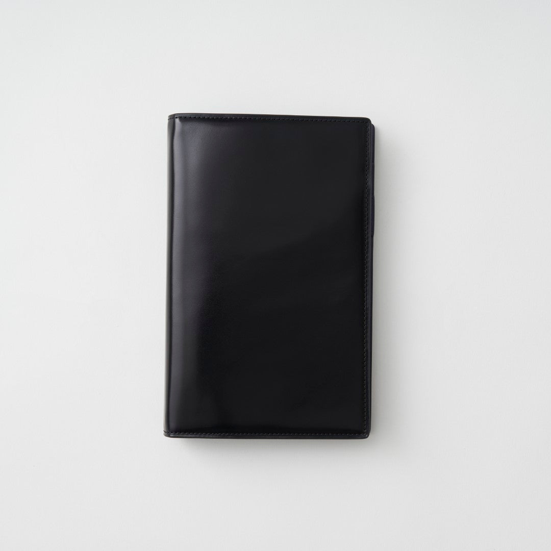 【手帳】BRELIO ATLANTIC LABEL（ブレイリオアトランティックレーベル）｜Personal Organizer 20mm Cordovan 黒ブラック パープル