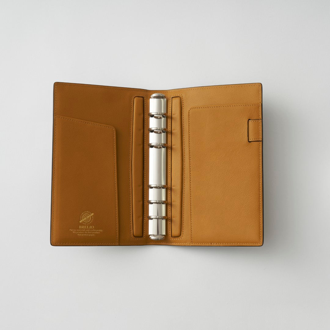 【手帳】BRELIO ATLANTIC LABEL（ブレイリオアトランティックレーベル）｜Personal Organizer 20mm Cordovan グリーン ゴールド